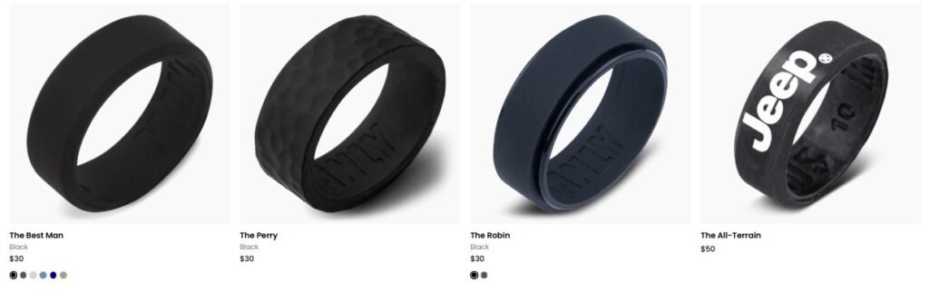 Enjoy luxury mens silicone rings with Manly Bands coupon